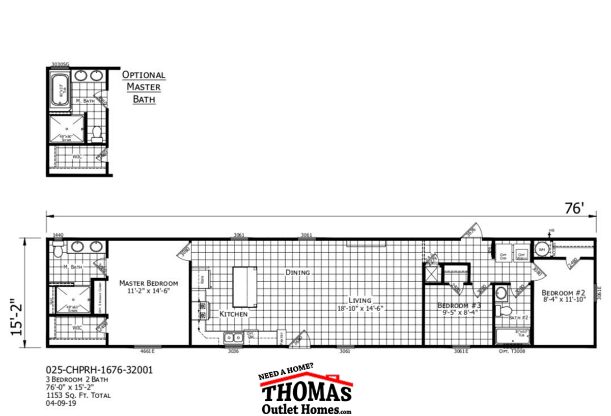 Champion Leesville 025-CHPRH-1676-32001 | Mobile Homes For Sale
